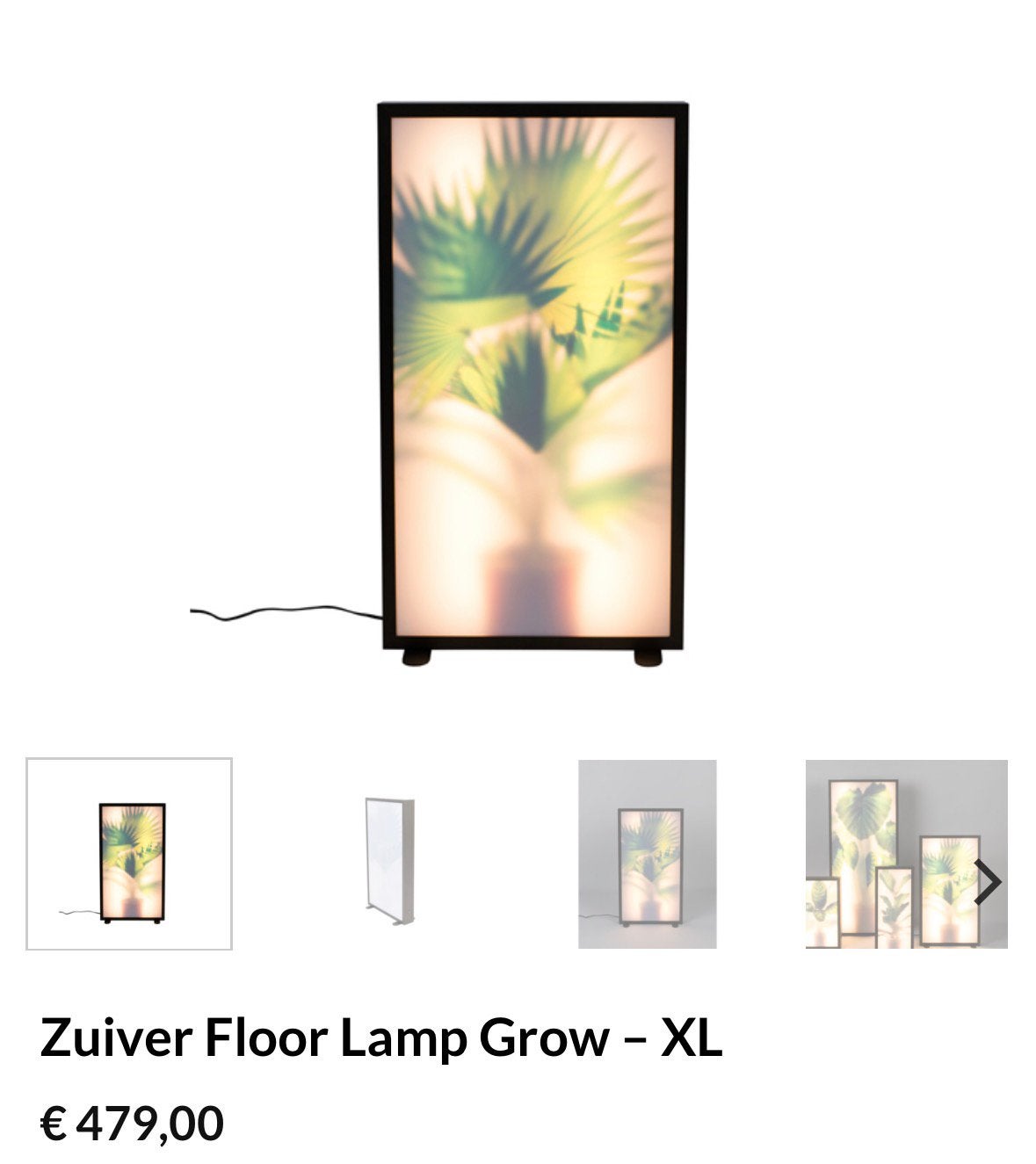 Zuiver Floor Lamp Grow - XL, Ophalen, Zo goed als nieuw, 150 tot 200 cm