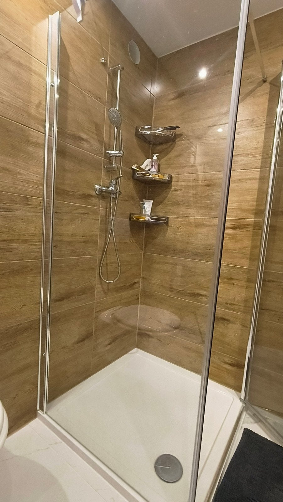 Nieuw glaspaneel/douchewand Saniclear Swing, Huis en Inrichting, Ophalen, Nieuw