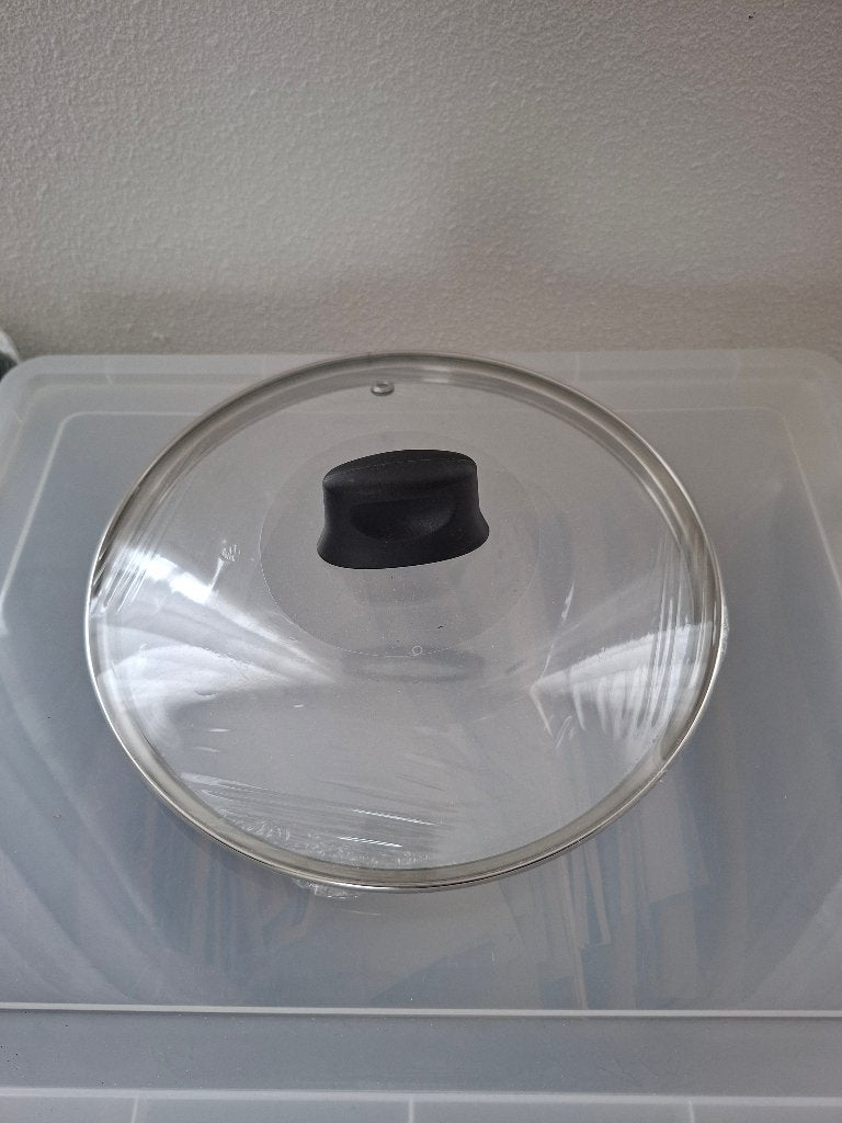 NIEUWE Pannendeksel 24 centimeter, Huis en Inrichting, Keuken | Potten en Pannen, Ophalen of Verzenden, Nieuw, Glas, Overige typen