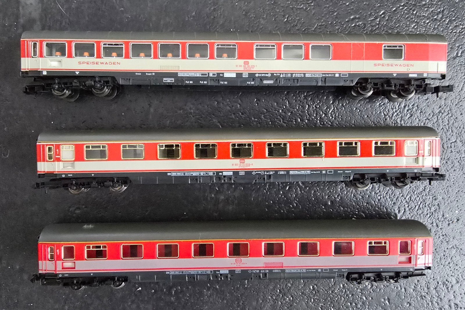 3x rijtuig Fleischmann spoor N, Hobby en Vrije tijd, Ophalen of Verzenden, Gelijkstroom, Wagon, Fleischmann