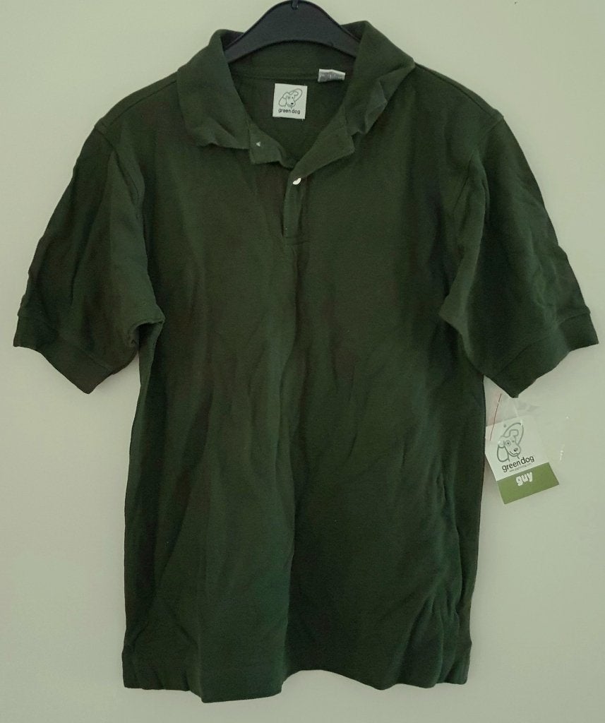 Maat 140/146 Donkergroene polo NIEUW (0790), Kinderen en Baby's, Nieuw, Ophalen of Verzenden, Greendog, Shirt of Longsleeve