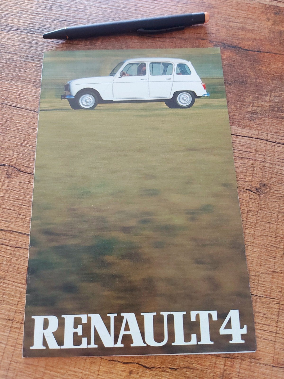 Compact formaat leuke Renault 4 folder, Boeken, Auto's | Folders en Tijdschriften, Ophalen of Verzenden, Zo goed als nieuw, Renault