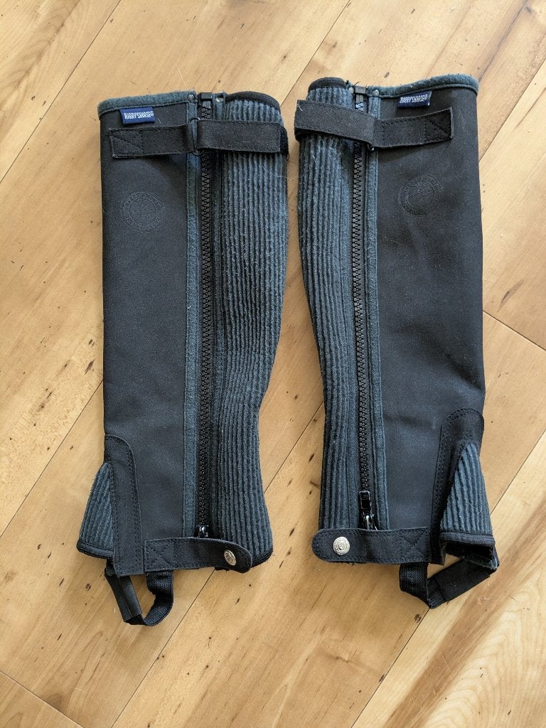 Wasbare chaps Harry's Horse maat L, Ritssluiting, Gebruikt, L, Ophalen of Verzenden