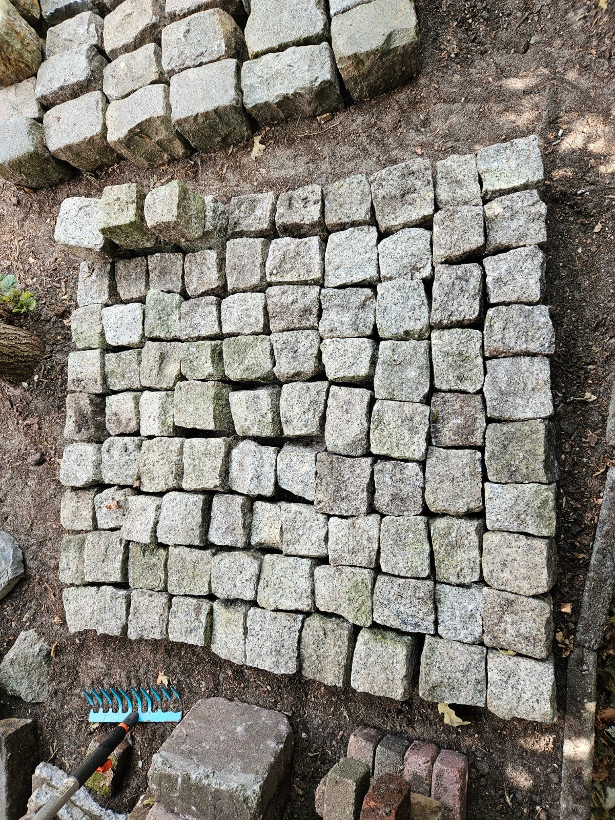 Gebruikte granieten kasseien - perfect voor oprit/pad, Tuin en Terras, Grind, Keien en Split, Gebruikt, Graniet, Ophalen of Verzenden