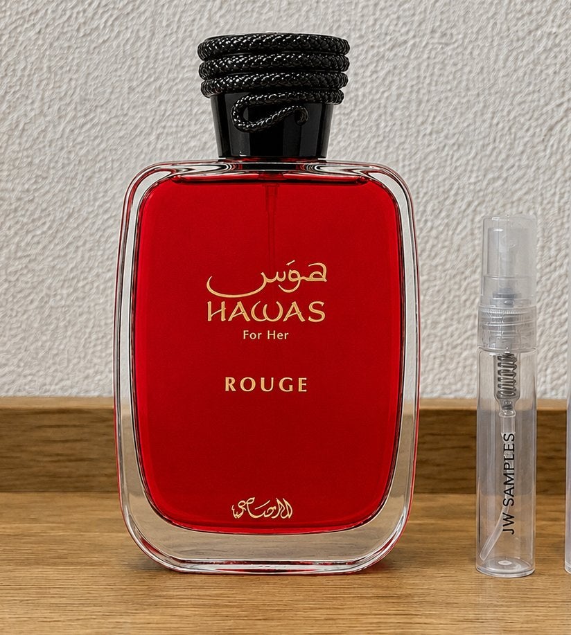 Rasasi - Hawas Rouge For Her samples 1-5ml, Ophalen of Verzenden, Nieuw