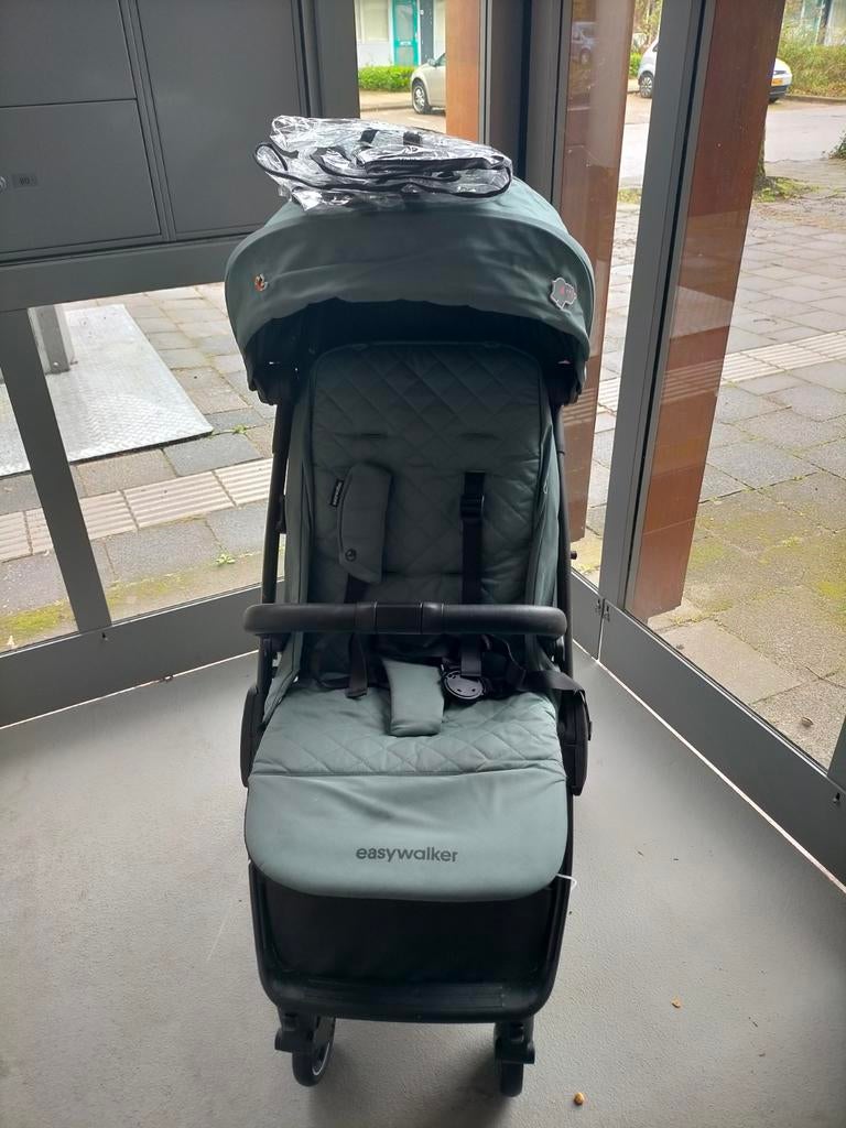 Gereserveerd zgan Easy walker Jacky buggy groen, Ophalen, Zo goed als nieuw, Zonnekap