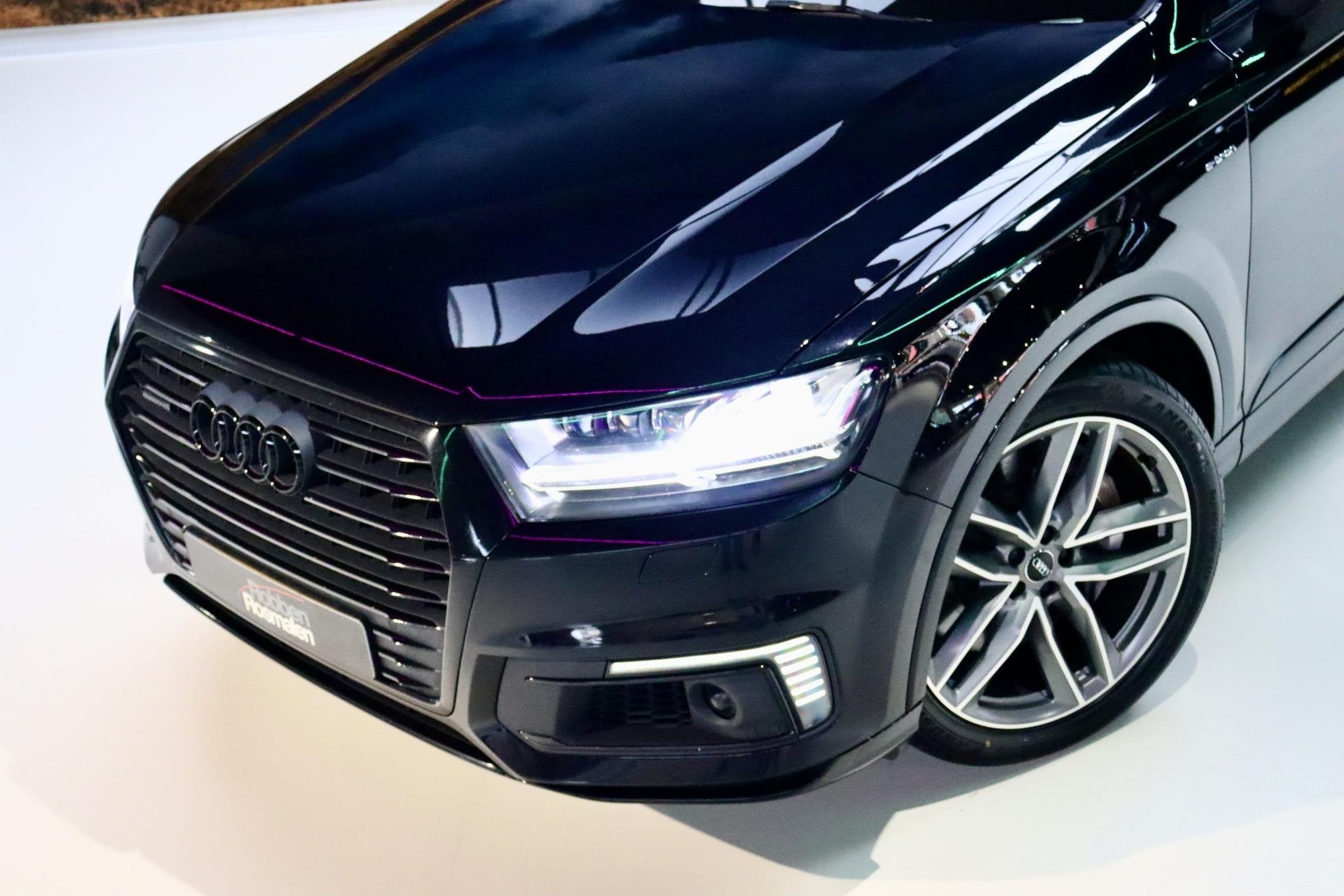 Audi Q7 3.0 TDI e-tron Q Sport PANO|TrkHK|NL|MATRIX, Auto's, Automaat, Gebruikt, 2420 kg, Zwart