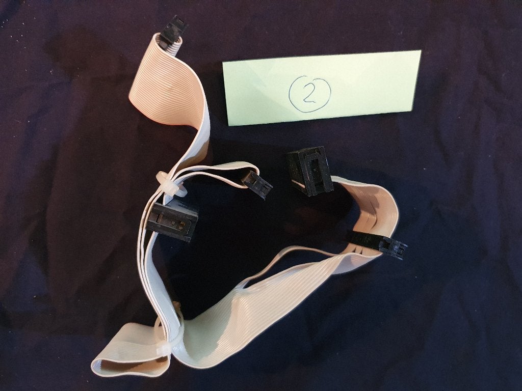 Vintage Flat Cable - Floppy Disk Kabel 34P FDD FC-34P+ IDC 2, Ophalen of Verzenden