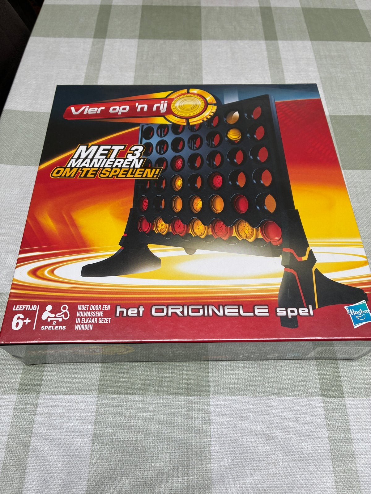 Vier op 'n rij - Het originele spel, Hobby en Vrije tijd, Een of twee spelers, Ophalen of Verzenden, Nieuw