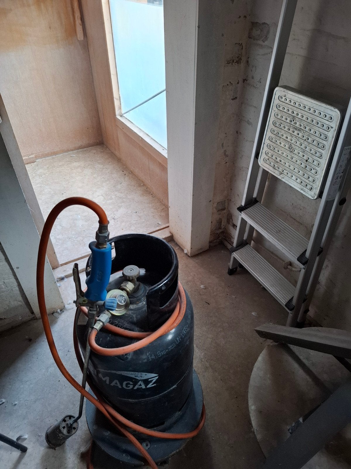 Gasbrander met gasfles - Primagaz, Ophalen, Gebruikt, Overige typen, Overige merken