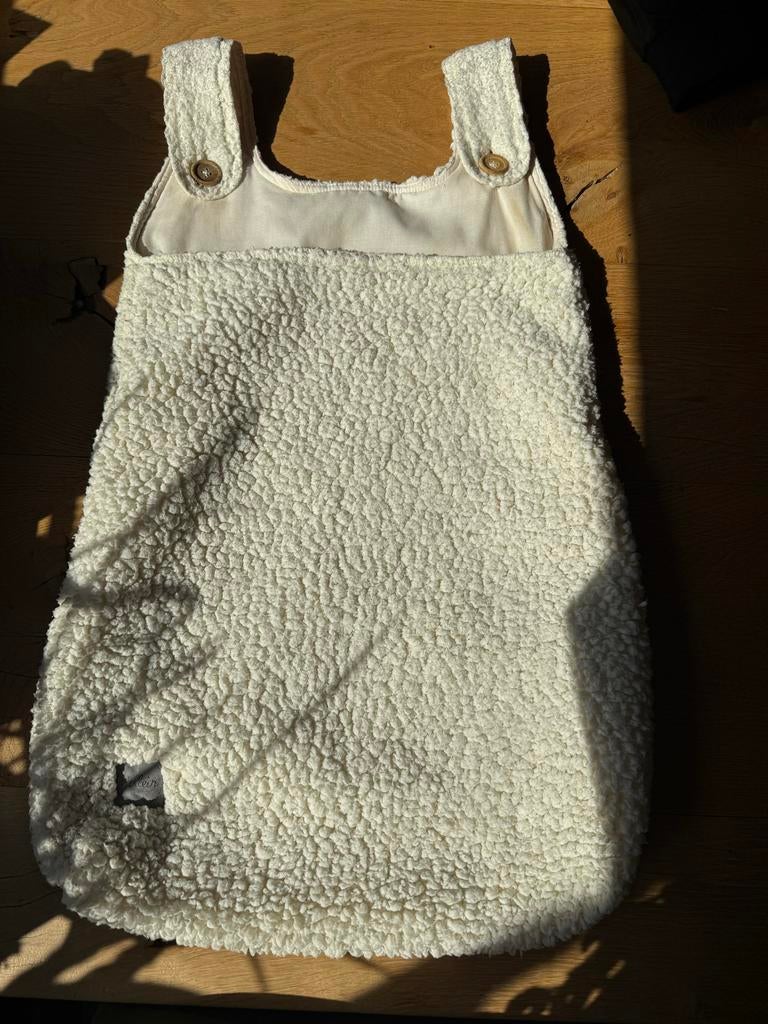 Jollein Boxopbergzak Teddy Warm Sand met houten knopen, Kinderen en Baby's, Luiertassen, Ophalen of Verzenden, Gebruikt