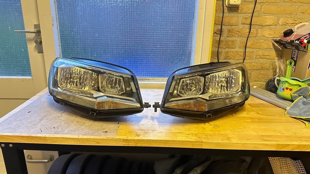 VW Caddy mk4 halogeen koplampen met Eclipse PHF folie, Ophalen of Verzenden, Gebruikt, Volkswagen