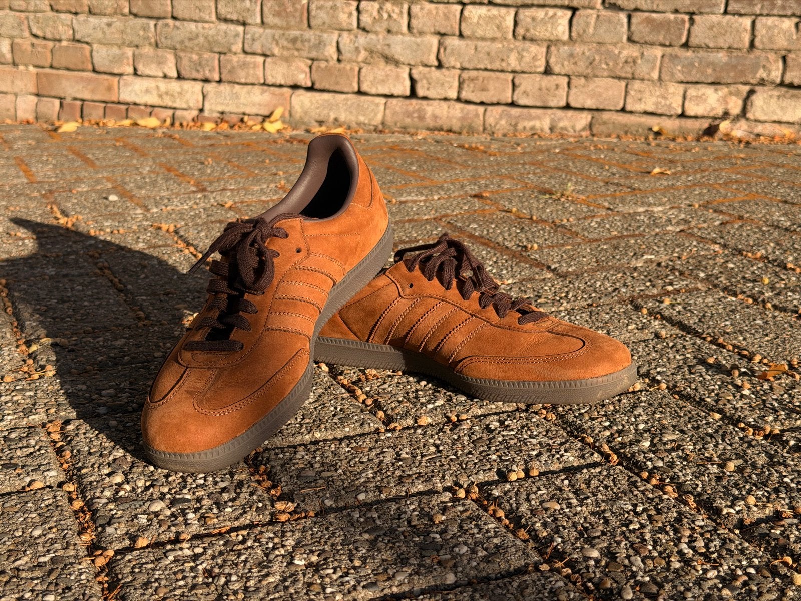 Adidas Samba sneakers - Bruin suède, Ophalen of Verzenden, Zo goed als nieuw, Bruin, Sneakers of Gympen