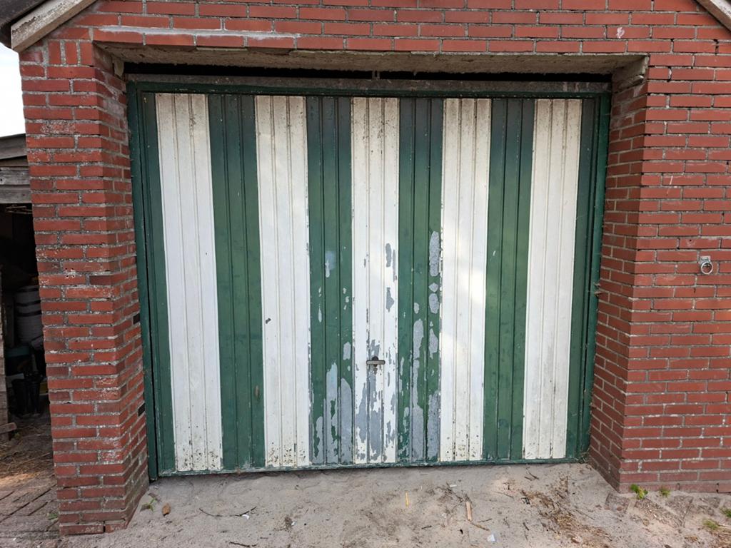 Overheaddeur, Doe-het-zelf en Verbouw, Deuren en Horren, Ophalen, Gebruikt, Binnendeur, 200 tot 215 cm