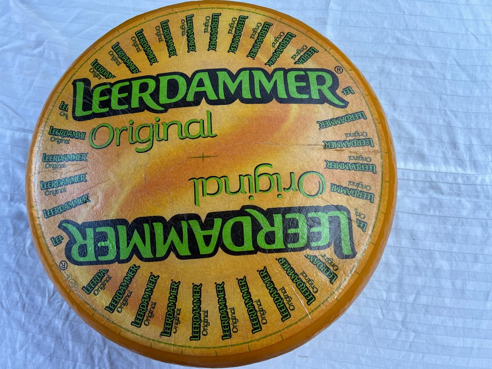 Leerdammer kaas decoratie, Ophalen