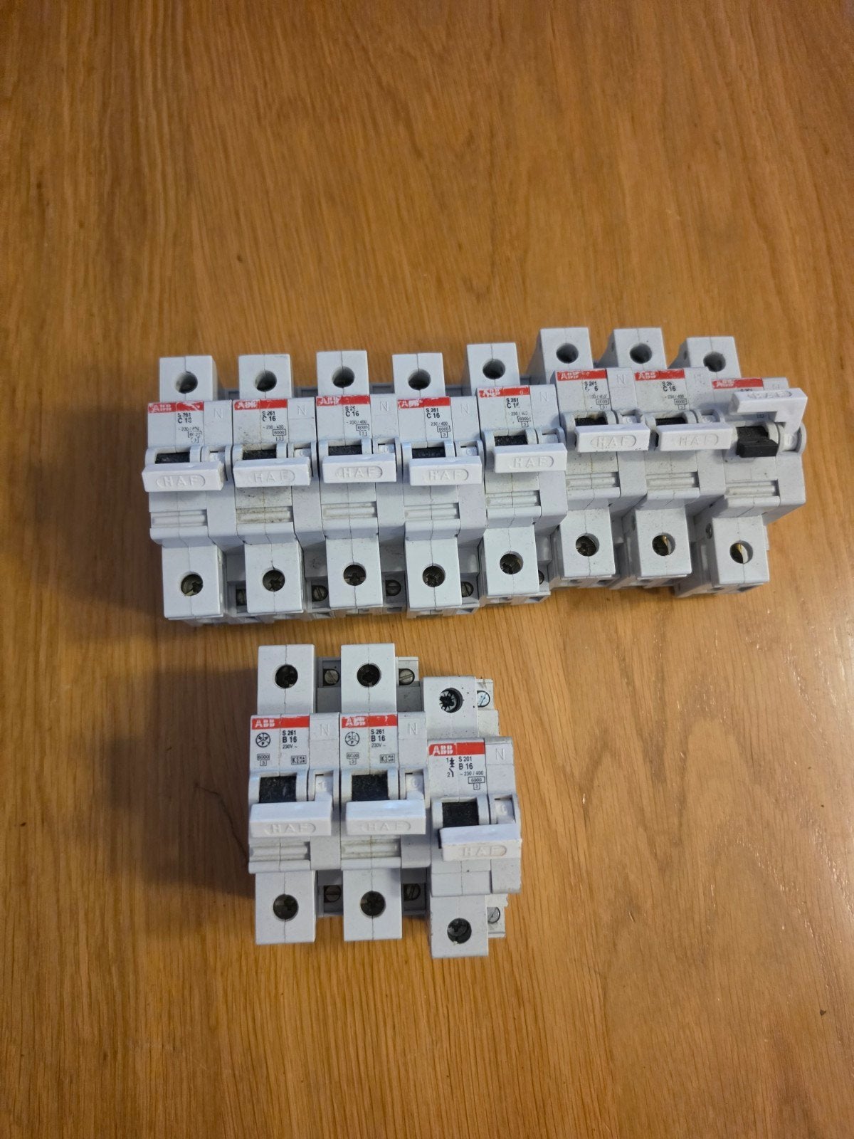 ABB HAF installatieautomaten S261 2x B16, 8x C16,, Ophalen of Verzenden, Gebruikt