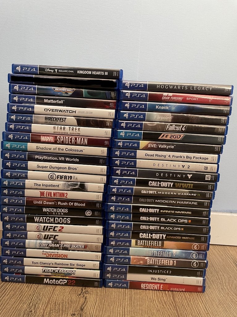 PS4 games ~50x, 1 speler, Ophalen, Zo goed als nieuw, Vanaf 3 jaar