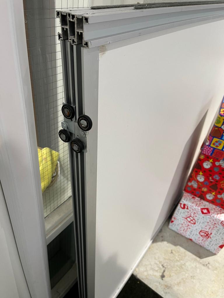 Twee schuifdeuren, Ophalen, Gebruikt, 80 tot 100 cm, Binnendeur