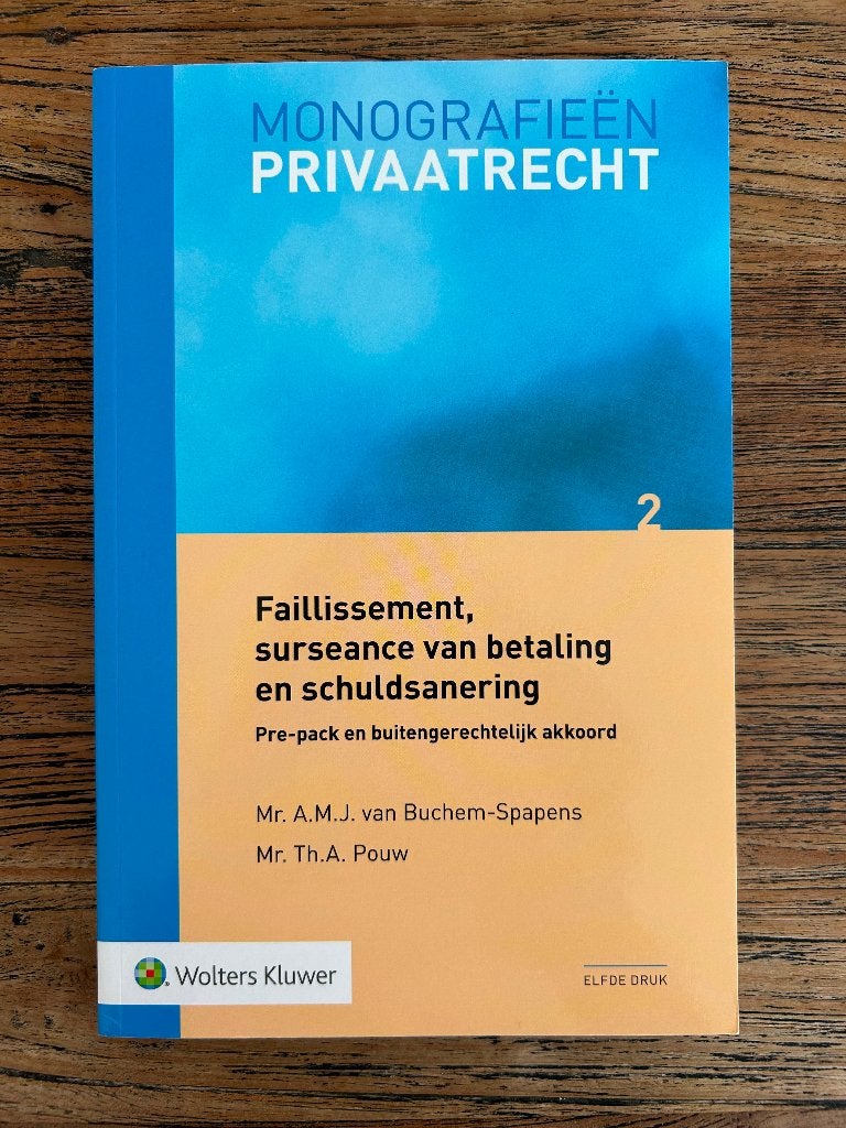 Faillissement, surseance van betaling en schuldsanering, Ophalen, Nieuw, WO, Wolters Kluwer