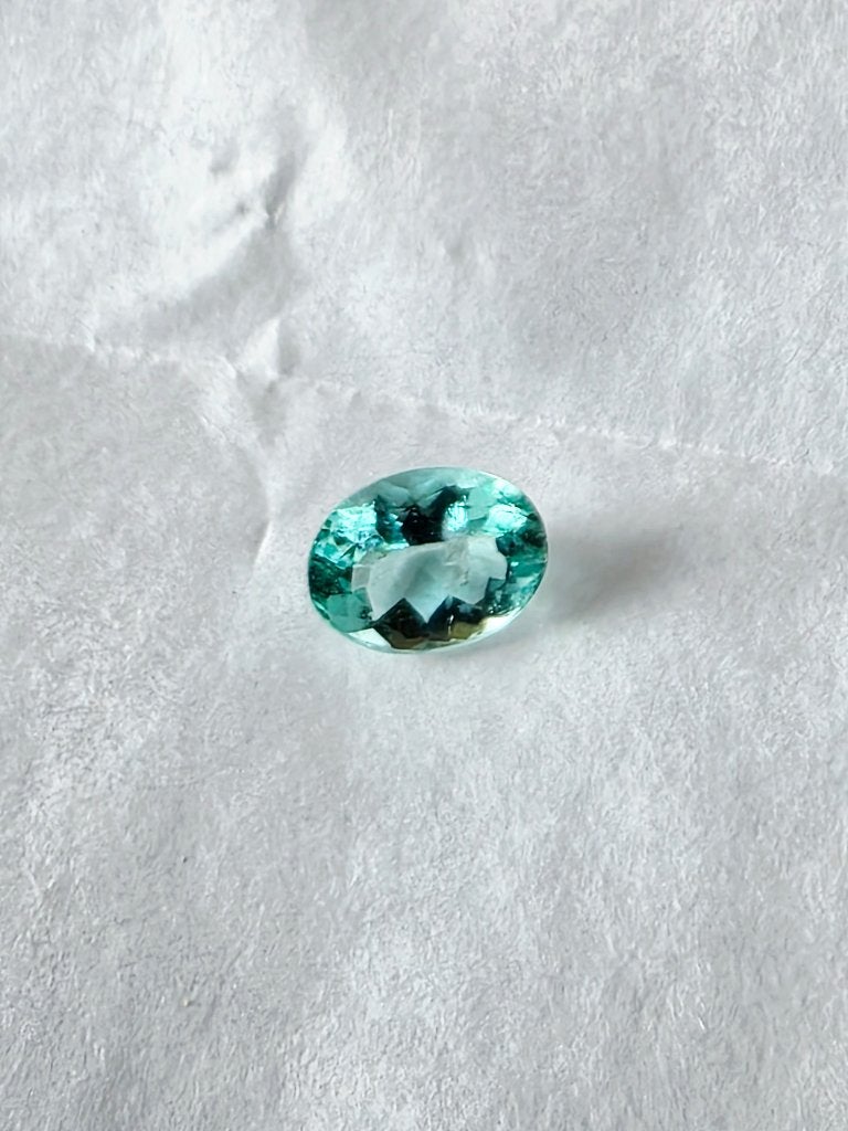 Paraiba toermalijn 0,37kt, Gem Report,  Antwerpen, Ophalen of Verzenden, Nieuw