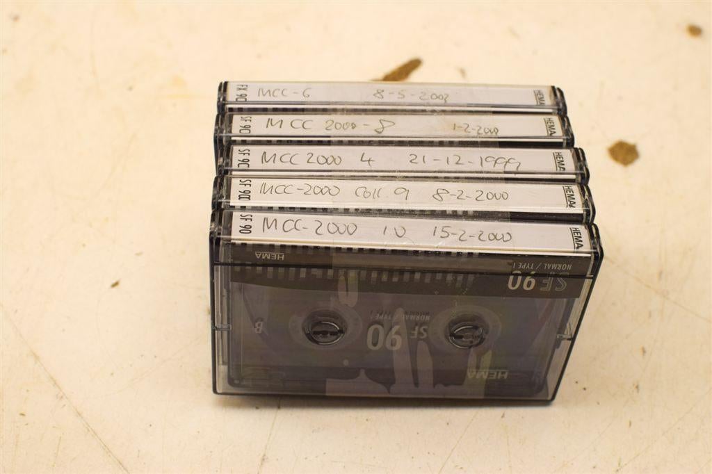 5 stuks hema cassettebandjes 46975, Ophalen of Verzenden, Gebruikt, Overige genres, 1 bandje