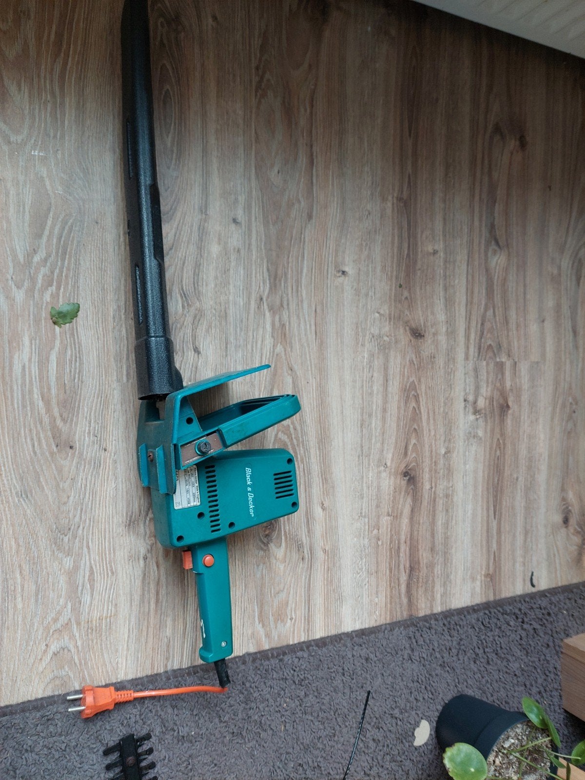 Black en Decker elektrische snoeischaar, Ophalen, Gebruikt, Elektrisch