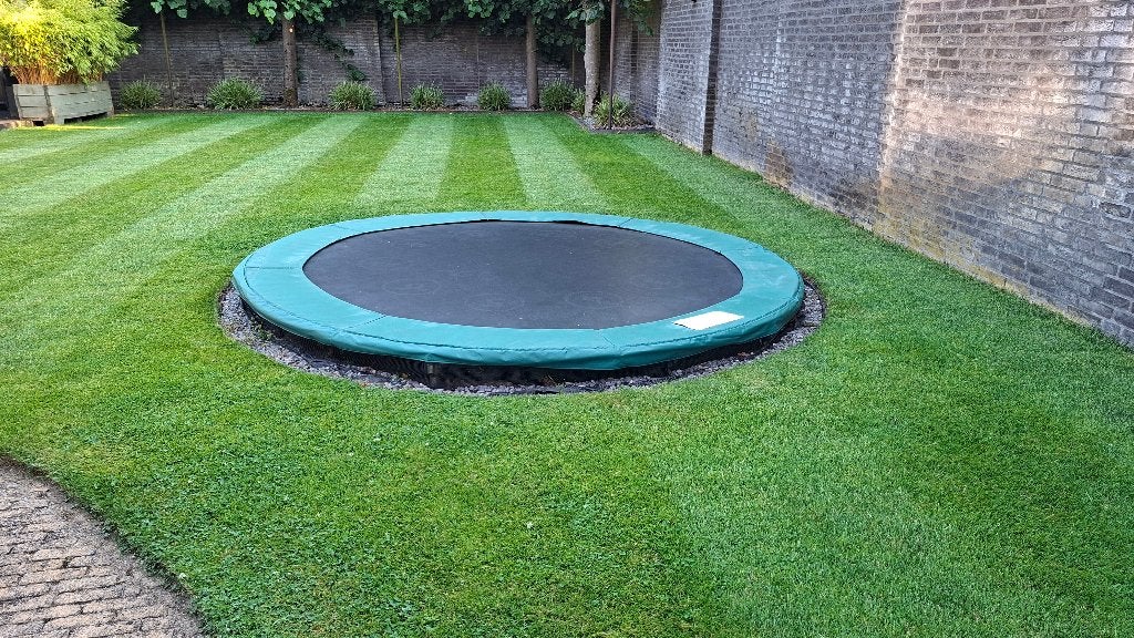 Exit Salto 305 cm inground trampoline, Ophalen, Zo goed als nieuw