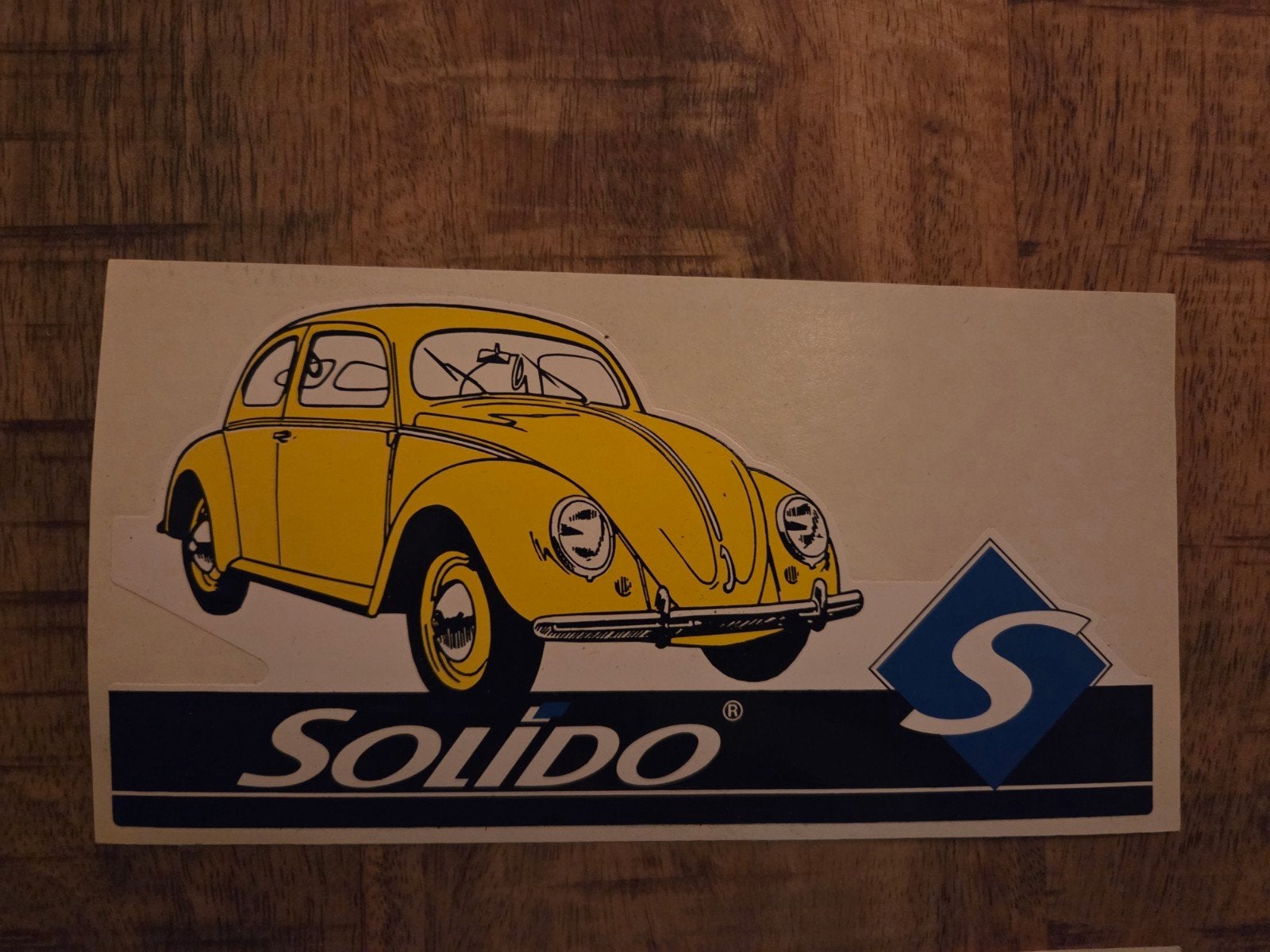 Sticker Volkswagen Kever Solido S, Ophalen of Verzenden, Zo goed als nieuw, Auto's