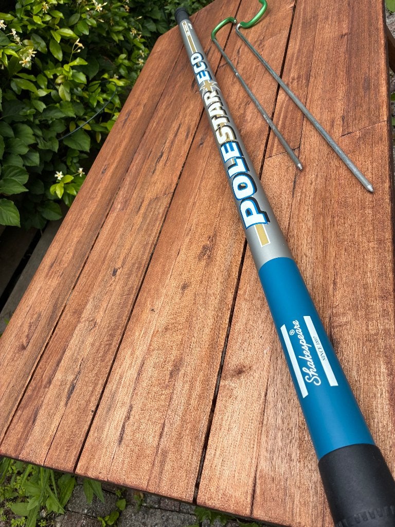 Hengel Shakespeare Polestar Eco 6 meter, Ophalen, Zo goed als nieuw, Vaste hengel