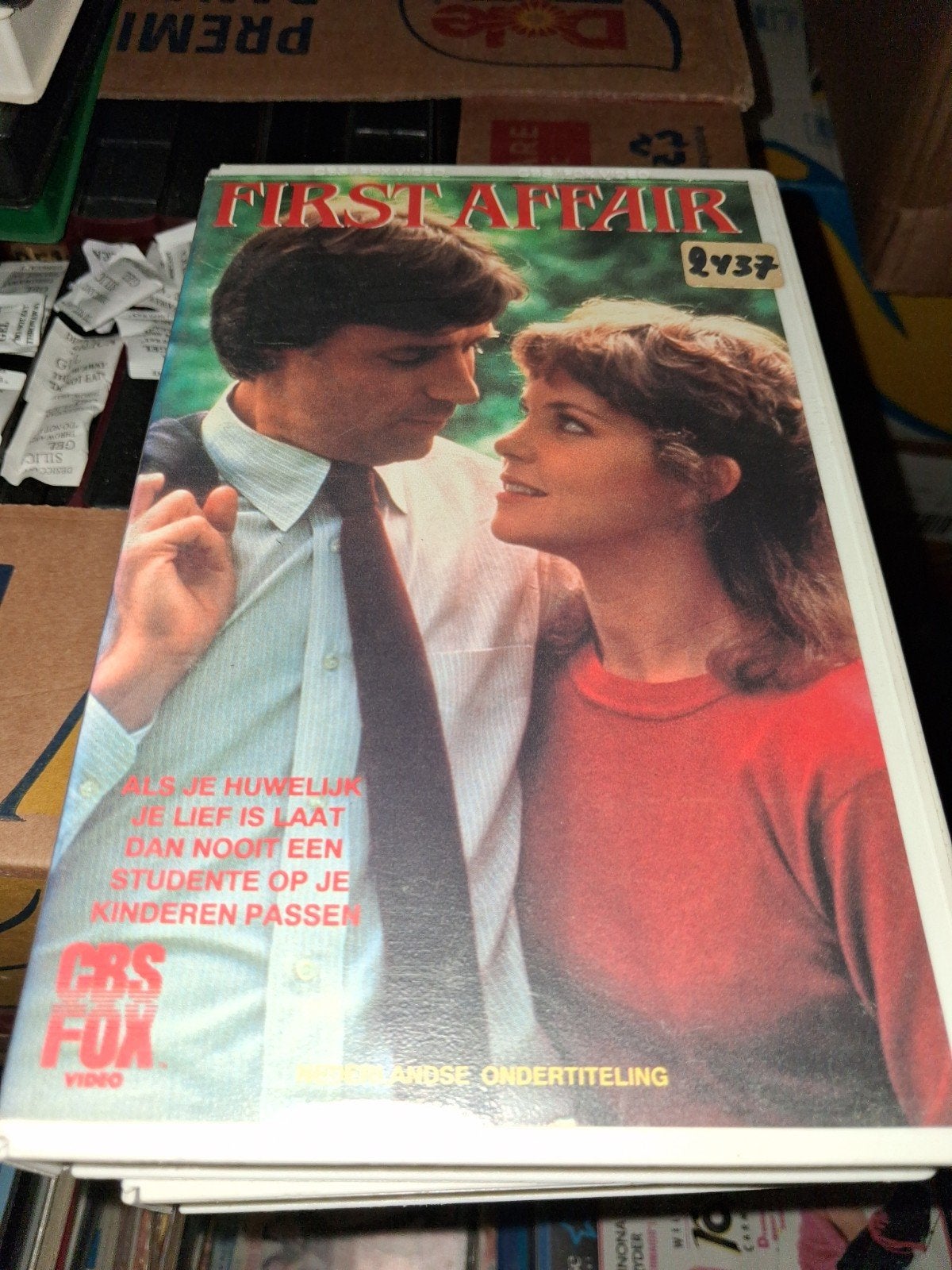 Vhs ex-rental  - First Affair, Cd's en Dvd's, VHS | Film, Vanaf 16 jaar, Ophalen of Verzenden, Gebruikt, Horror