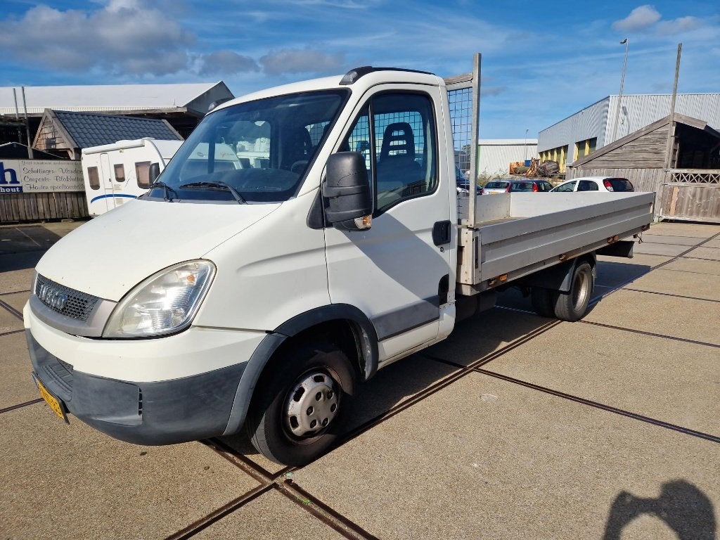 Iveco Daily 50c18 Open Laadbak Euro 5, Auto's, Euro 5, Zwart, 4 cilinders, Iveco