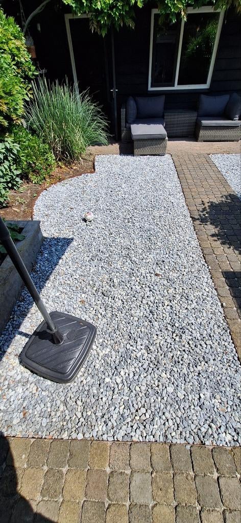 Grind gratis af te halen (14m2), Tuin en Terras, Ophalen, Gebruikt, Grijs, Grind