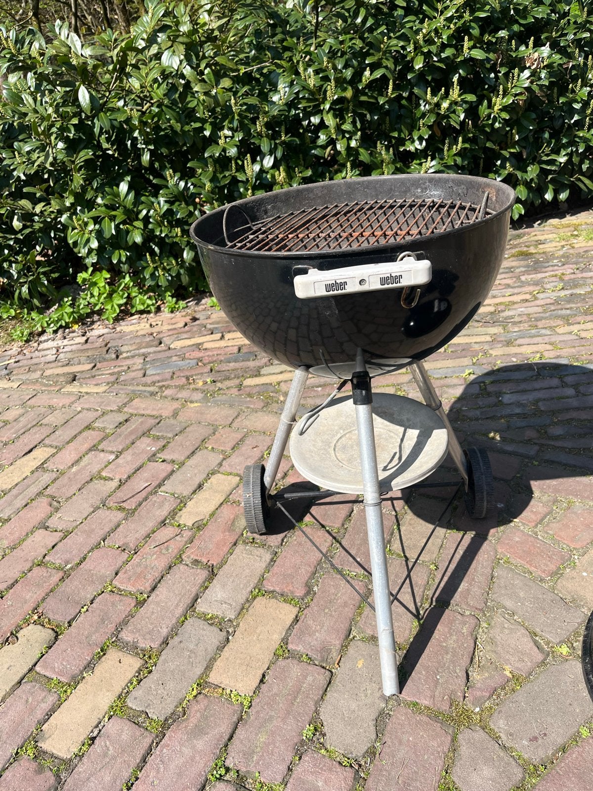 Weber Compact Kettle BBQ 47cm met hoes, Ophalen, Gebruikt, Met accessoires