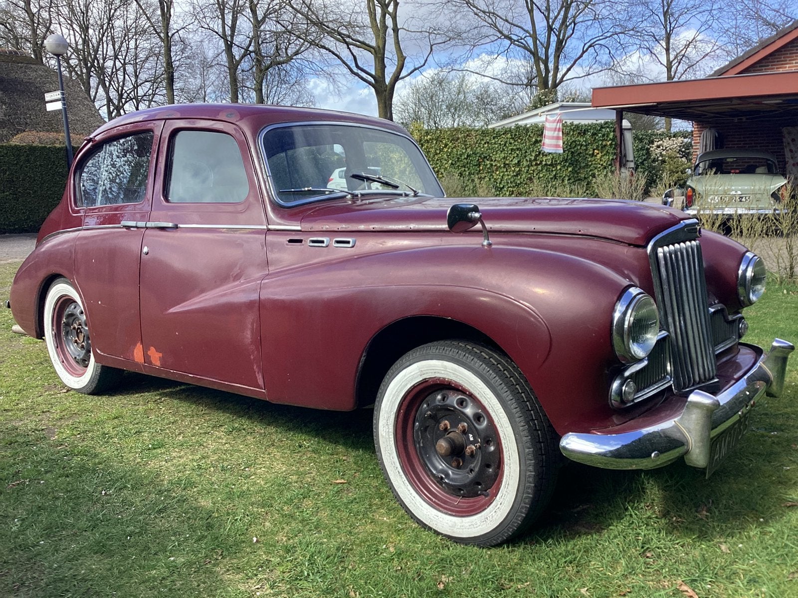 Sunbeam 1956 Rood, Auto's, Achterwielaandrijving, 4 cilinders, 68 pk, Handgeschakeld