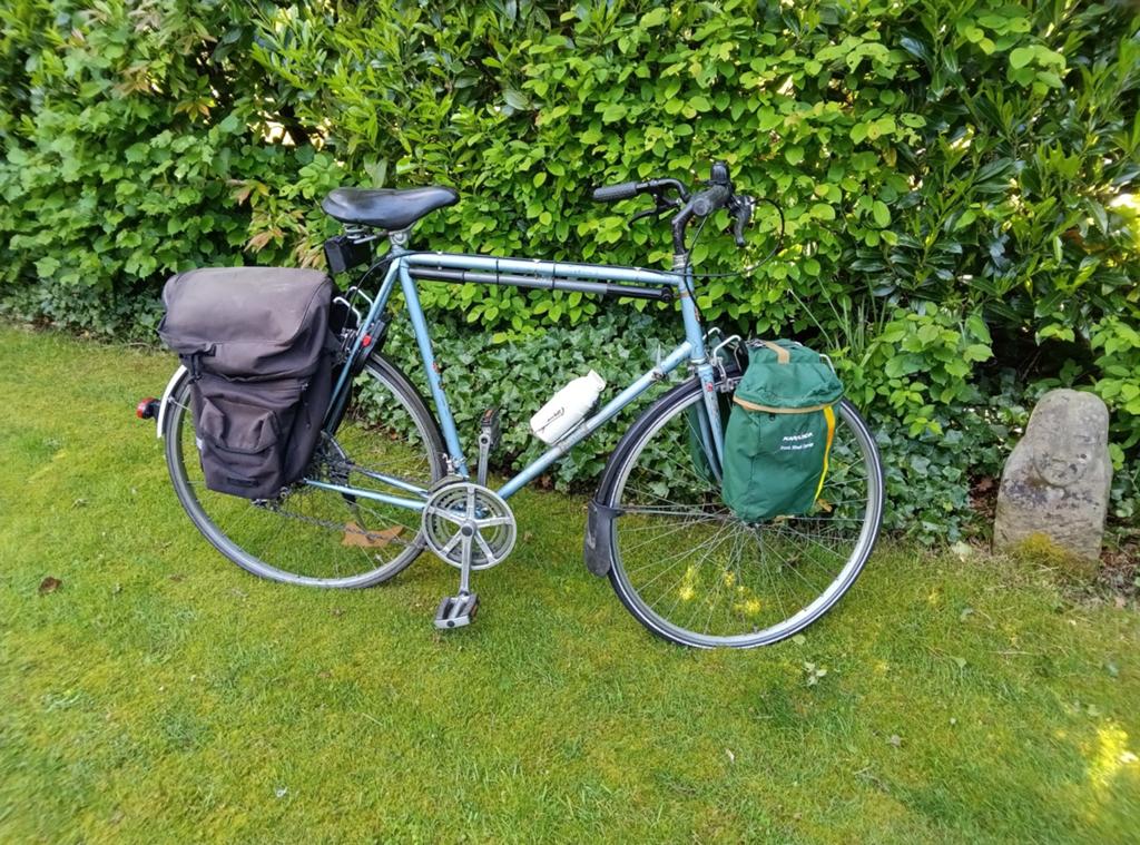 Mustang vintage toerfiets met versnellingen en bagagedragers, Fietsen en Brommers, Fietsen | Heren | Herenfietsen, Ophalen, Gebruikt