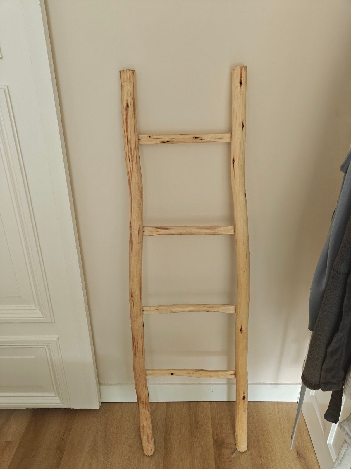 Houten decoratie ladder, Huis en Inrichting, Woonaccessoires | Wanddecoraties, Ophalen, Zo goed als nieuw, Hout