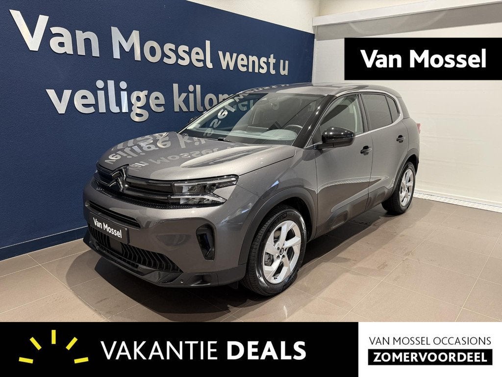Citroen C5 Aircross 1.2 Hybrid 136 Plus, Auto's, 1199 cc, C5 Aircross, Leder en Stof, Origineel Nederlands