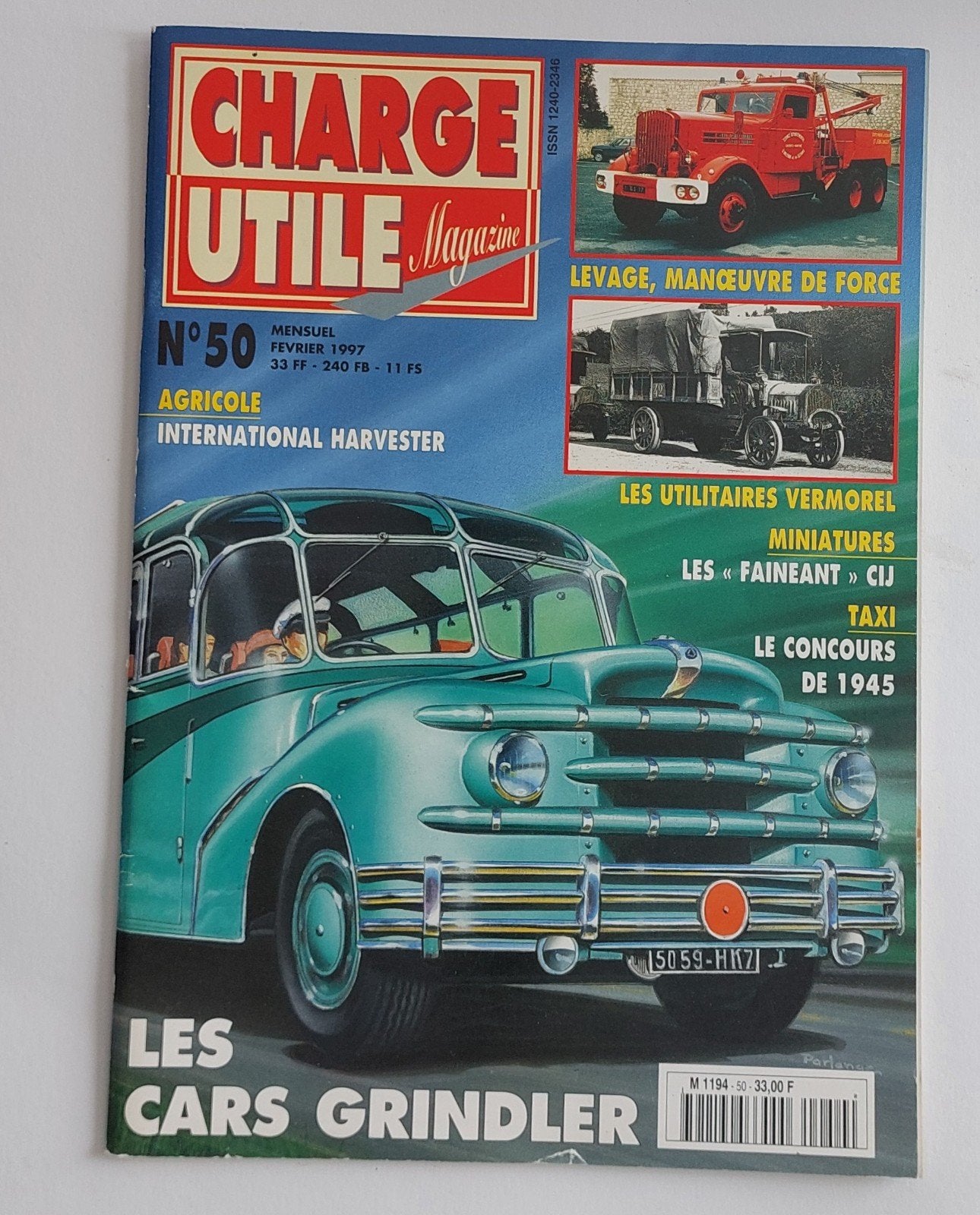 Charge Utile Magazine N50 - Februari 1997, Boeken, Auto's | Boeken, Gelezen, Algemeen, Ophalen of Verzenden