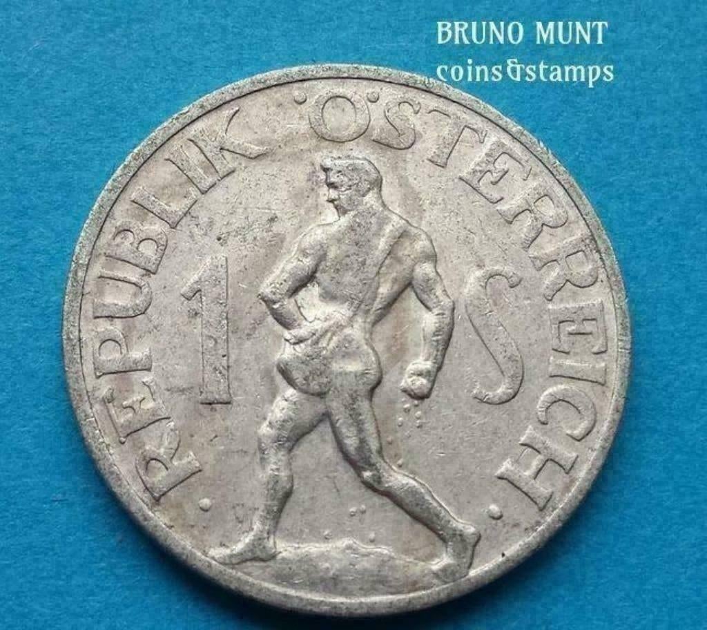 Oostenrijk 1 schilling - 1957, Verzenden, Oostenrijk, Losse munt