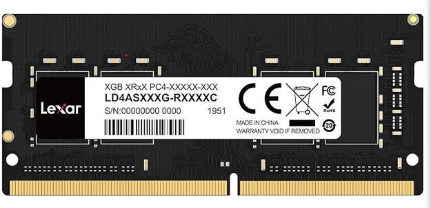 Lexar SODIMM RAM DDR4 16GB 3200MHz, Computers en Software, DDR4, Ophalen of Verzenden, Zo goed als nieuw, Desktop
