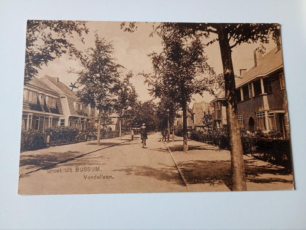 Bussum Vondellaan, Ophalen of Verzenden, Voor 1920, Gelopen, Noord-Holland