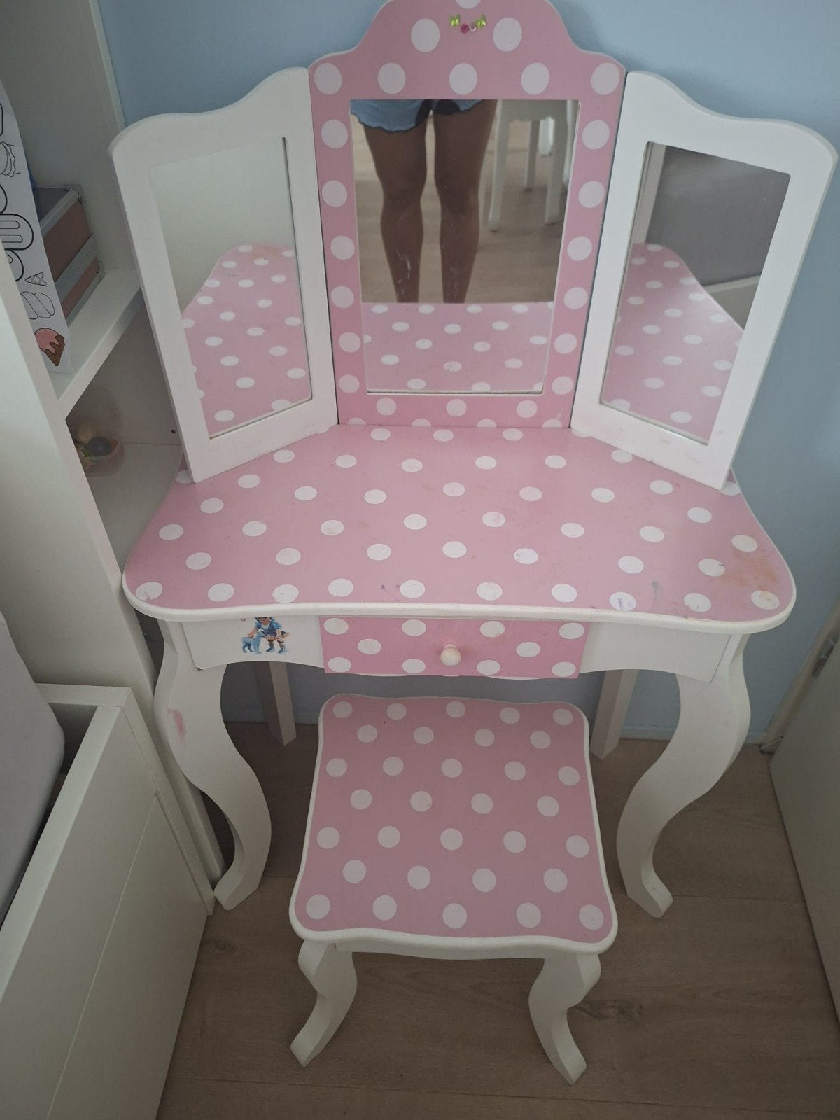 Make-up tafel voor kinderen, Ophalen of Verzenden, Gebruikt, Tafel(s)