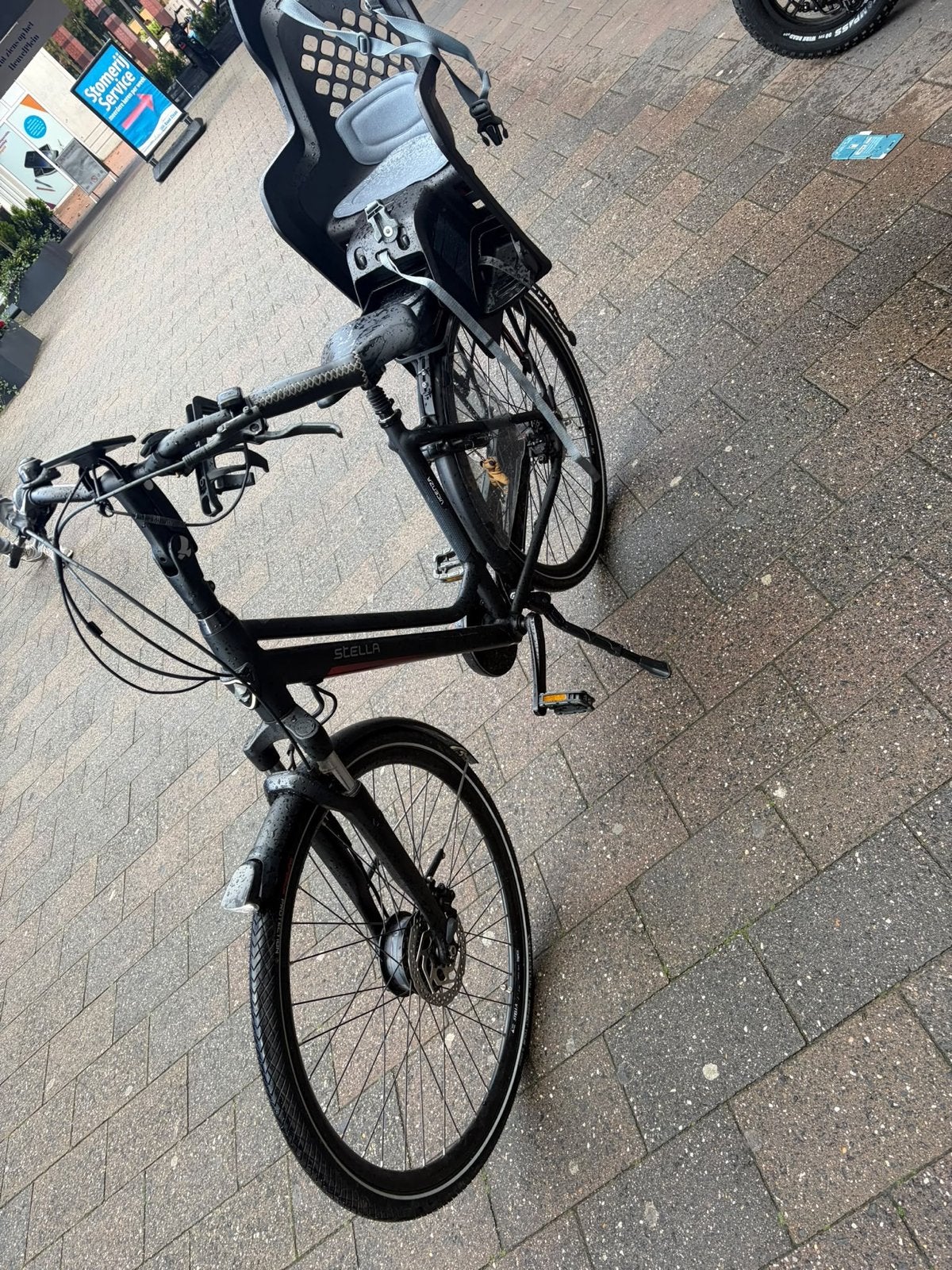 Stella elektrische fiets met kinderzitje., Ophalen, Gebruikt, 50 km per accu of meer