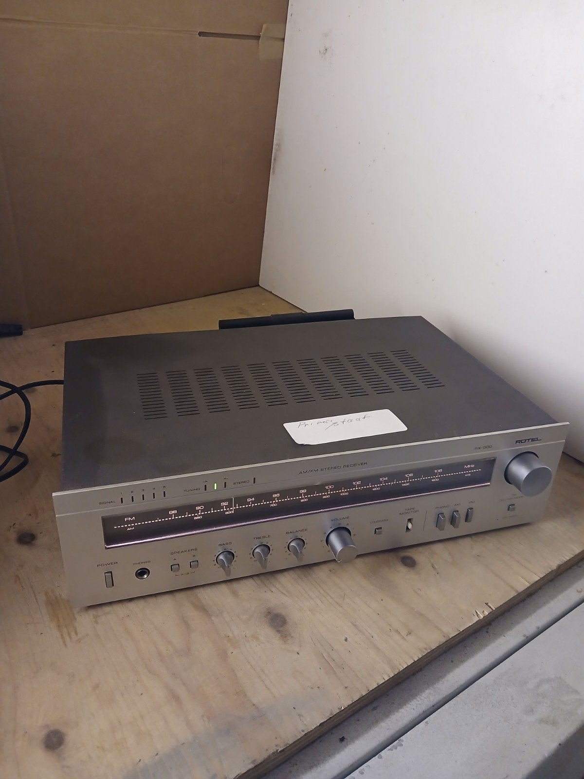 Rotel RX-500 AM/FM Stereo Receiver - Vintage Audio, Overige merken, Gebruikt, Ophalen of Verzenden, 120 watt of meer