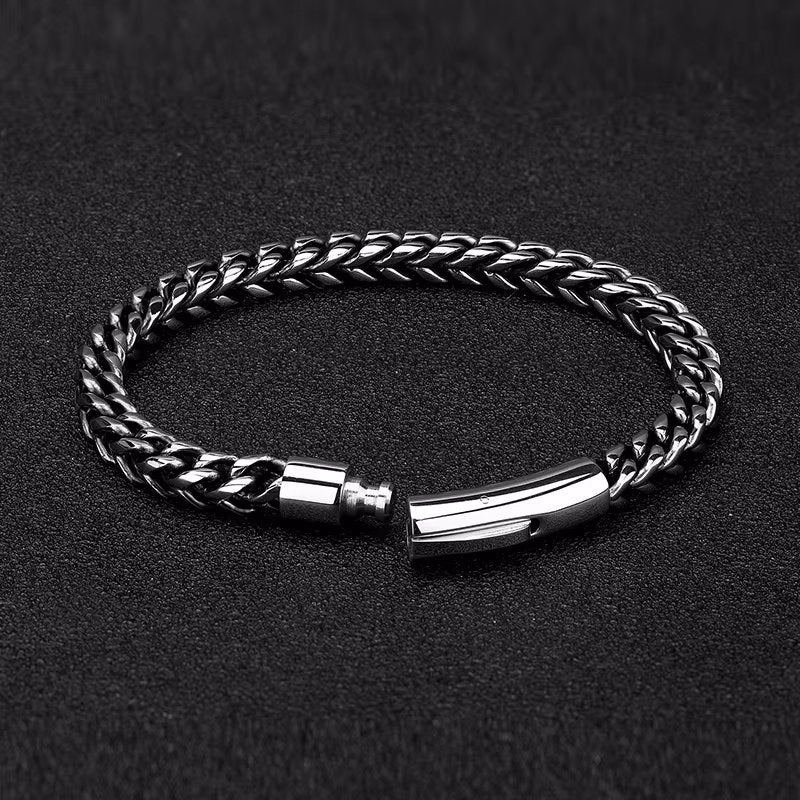 Zilverkleurige Visgraat Armband Voor Mannen En Vrouwen, Verzenden, Nieuw, Zilver, Staal