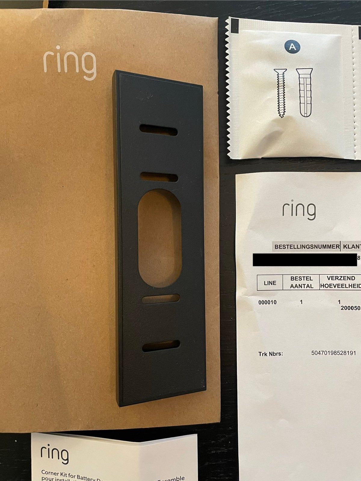 Hoekmontageset voor de Ring deurbel, Ophalen, Nieuw