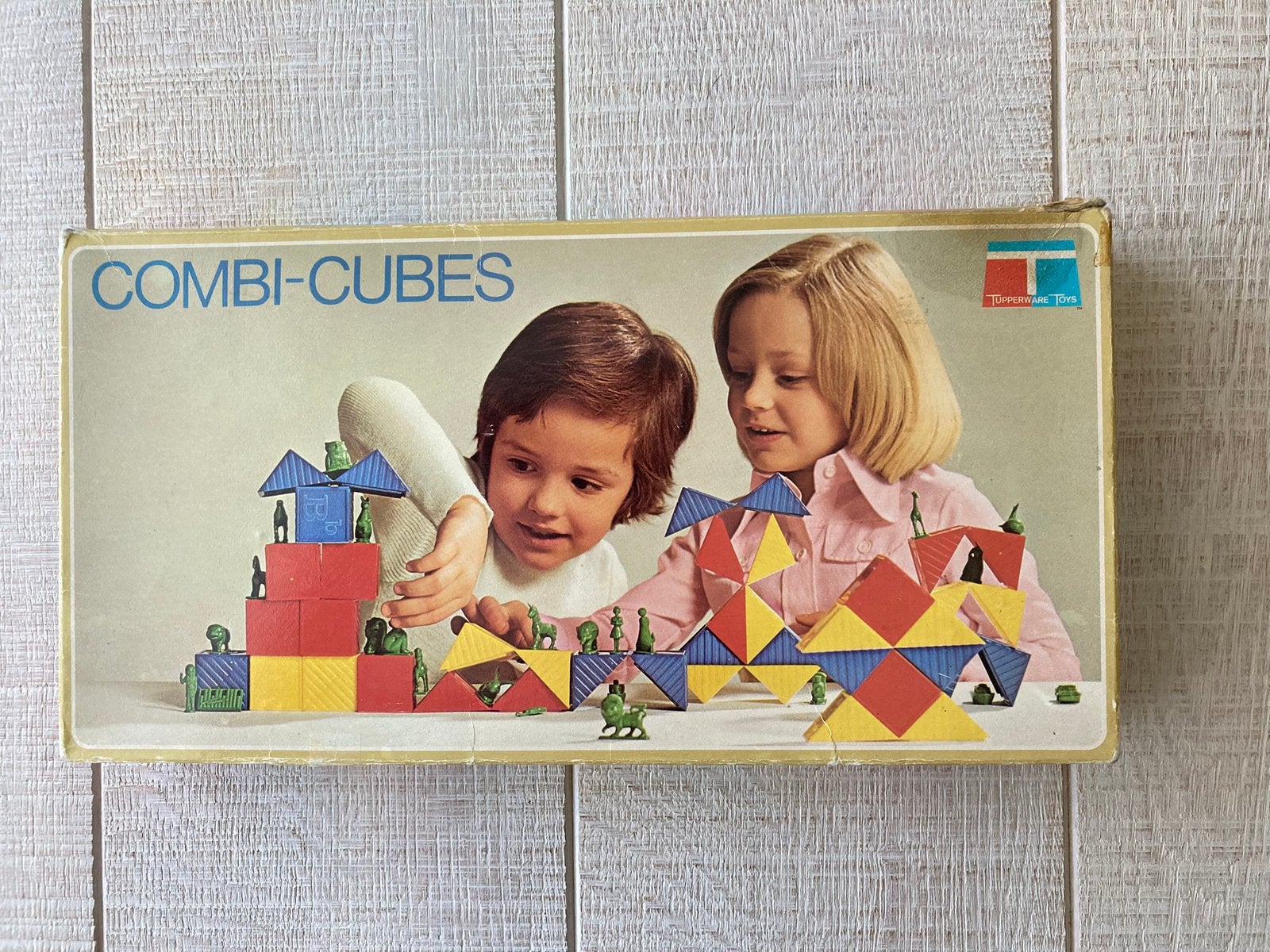 Tupperware vinted blokkendoos Combi Cubes, Kinderen en Baby's, Speelgoed | Speeltafels, Gebruikt, Ophalen of Verzenden