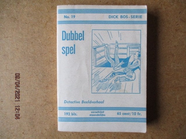 adv0878 dick bos 19 dubbelspel, Eén stripboek, Ophalen, Gelezen