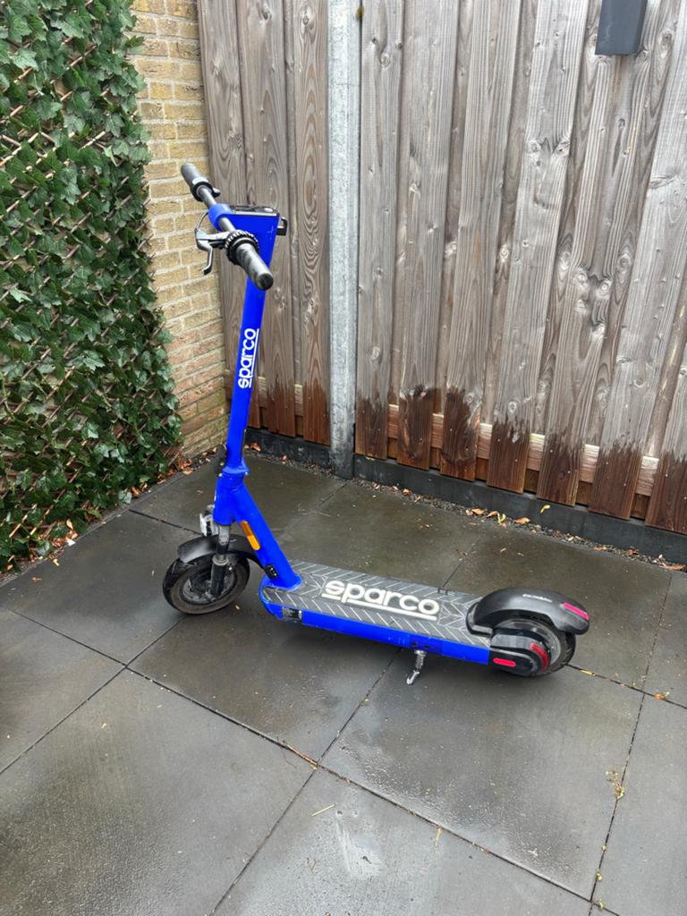 Sparco Elektrische Step - Blauw, Fietsen en Brommers, Steps, Ophalen, Zo goed als nieuw, Elektrische step (E-scooter)