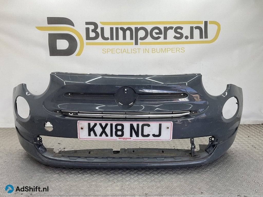 Bumper Fiat 500 Lounge Facelift 16-23 735619491 Voorbumper B, Auto-onderdelen, Carrosserie en Plaatwerk, Bumper